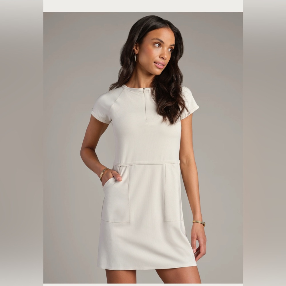 RHONE Cream Mini Dress